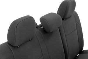 Toyota Tacoma Seat Covers - Front + Rear - Rough Country - Neoprene - '05-'15